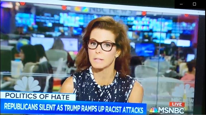 MSNBC Stephanie Ruhle calls Trump's bait & switch with his racist tweets