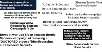 23 Headlines Obscure Biden’s Lies About Cutting Social Security