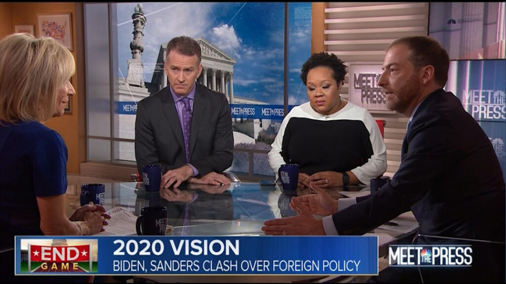 Chuck Todd and MTP panel entertained a Bernie Sanders advantage