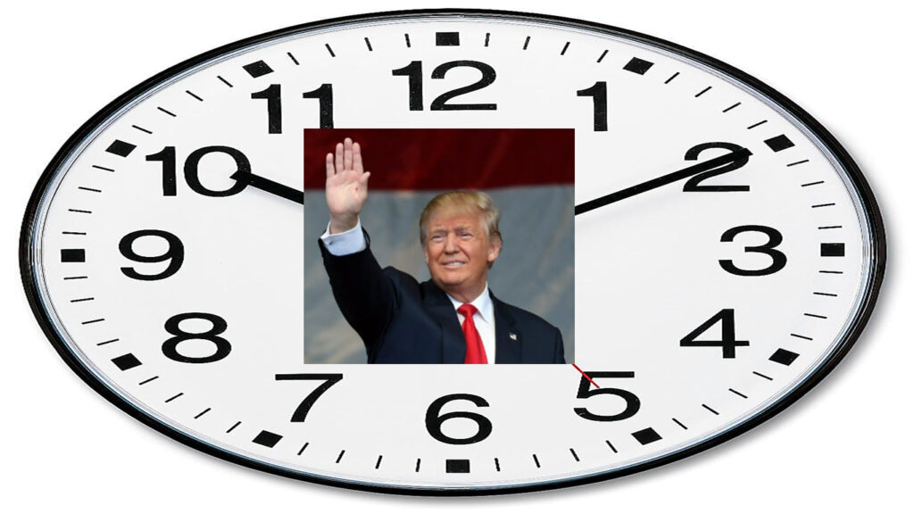 ‘Tick-tock,’ says the Trump Corruption Clock