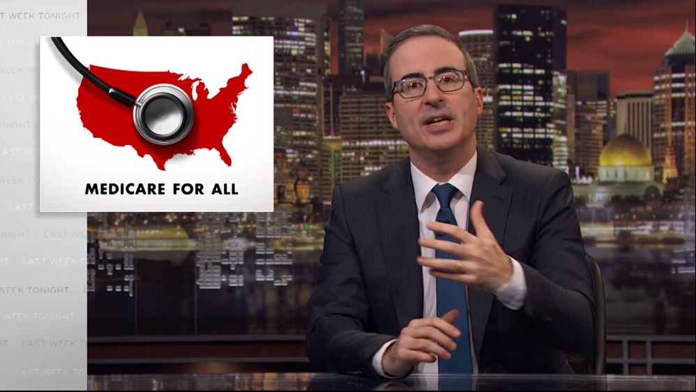 Must Watch: John Oliver destroys arguments from Medicare for All opponents.