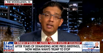 Dinesh D'Souza slams Blue States on COVID-19 infections wanting handouts.