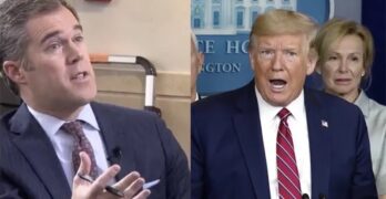Trump gets unhinged when challenged by reporter