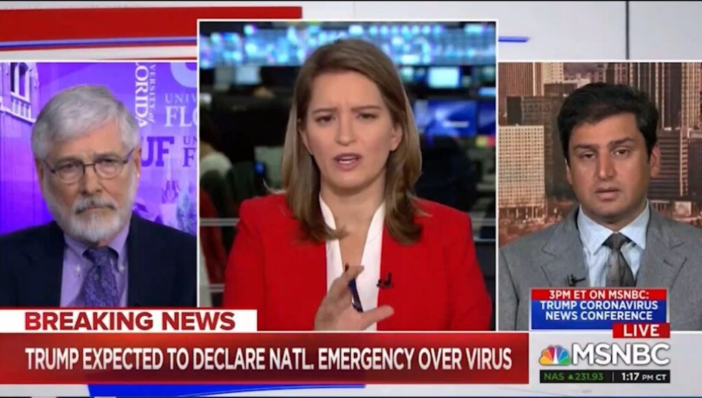 MSNBC Host expresses frustration with Private Healthcare on air