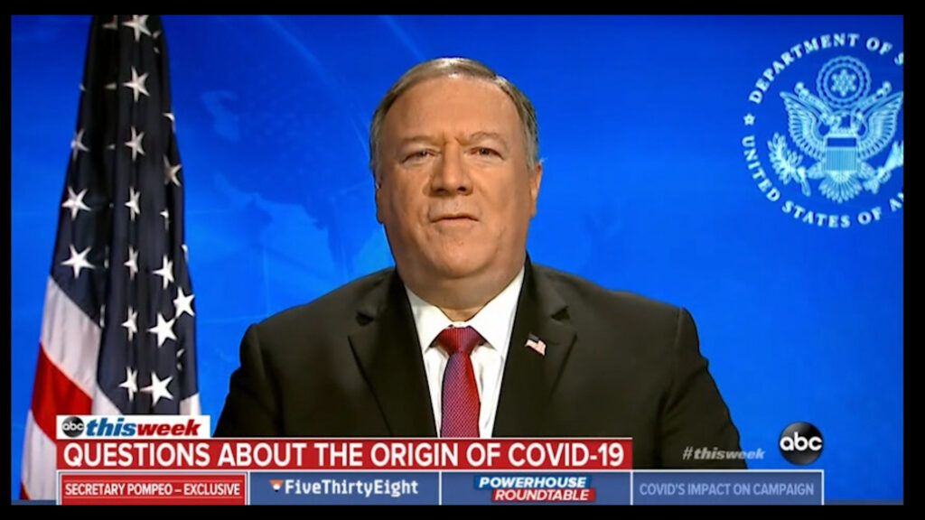 Pompeo gets caught lying about origins of COVID-19