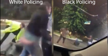 The difference between Black & White policing side by side in video. Guess who's shot dead.