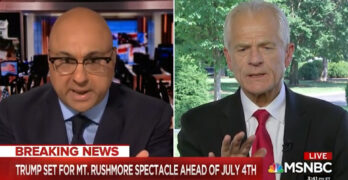 Ali Velshi to Trump spokesperson Peter Navarro: Clearly what you are saying is not true