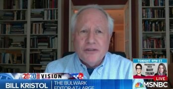 Conservative Bill Kristol wants Republican Party destroyed. "I am a Democrat for 2020."