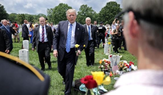 Trump American died in war losers suckers