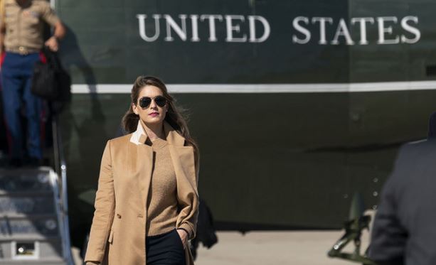 Hope Hicks has COVID: Trump's irresponsibility could start mass infection with staff & beyond.