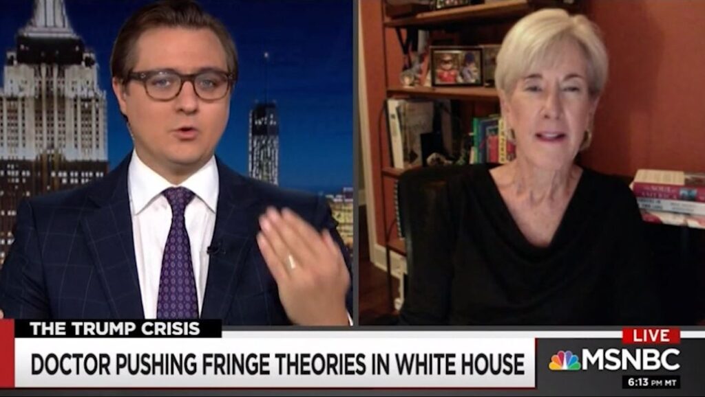 It's sick and it is evil Chris Hayes & former HHS Secretary on Trump's coronavirus policy.