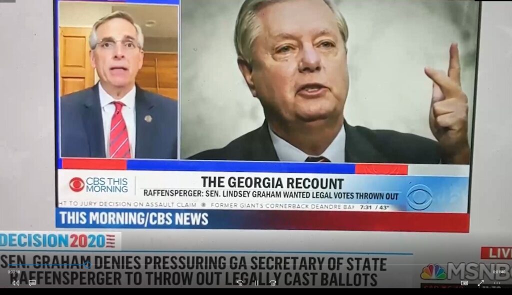 Lindsey Graham slammed for trying to rig Georgia vote by former Obama official Jim Messina