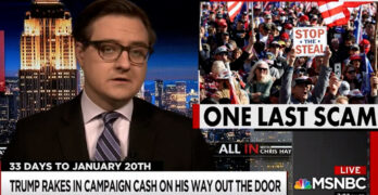 Chris Hayes exposes how the Trump machine seems to be ripping off it's Right Wing donors