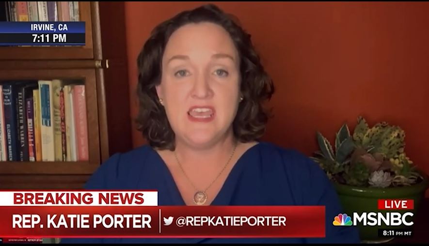Rep. Katie Porter slams Mitch McConnel for trading American lives for corporate fatal behavior