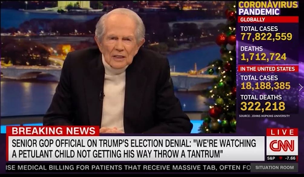 Televangelist tells president to leave, the electoral college has spoken