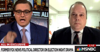 Chris Hayes grills former Fox News Political Director - You're network fed substantive lies