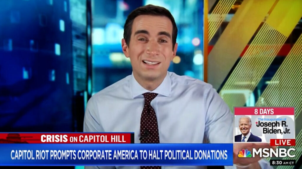 Sorkin on companies' suspension of political donations - Some of them have funded sedition