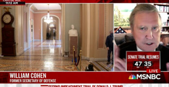 Fmr Defense Sec William Cohen (R-ME) slams Republican Senators: They're either afraid or complicit