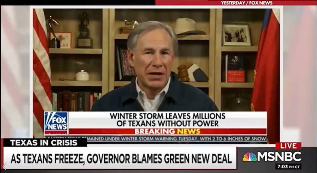 Governor Greg Abbott exposed as Texas; Liar-In-Chief by All-In's Chris Hayes