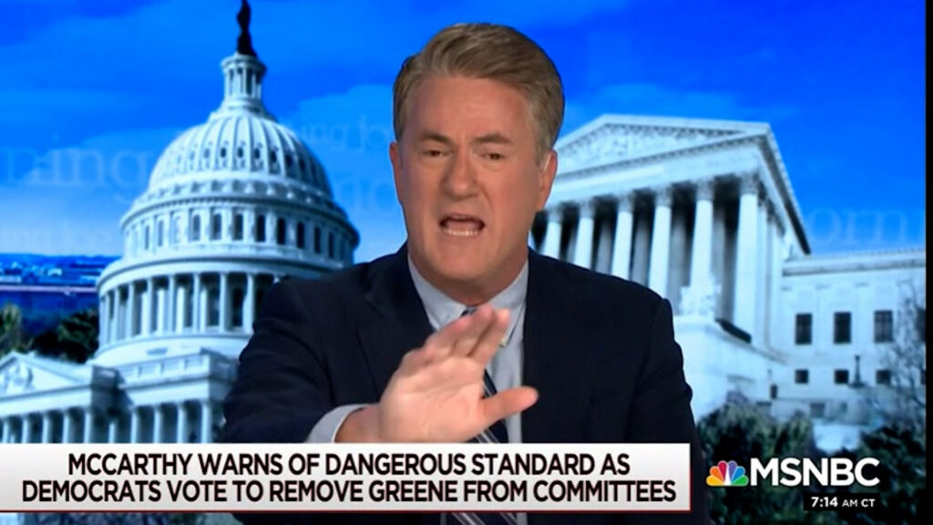 Joe Scarborough ridicules Kevin McCarthy & his Democratic list - The 4yrs of McCarthyism are over.