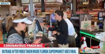 Katy Tur Mask supermarket
