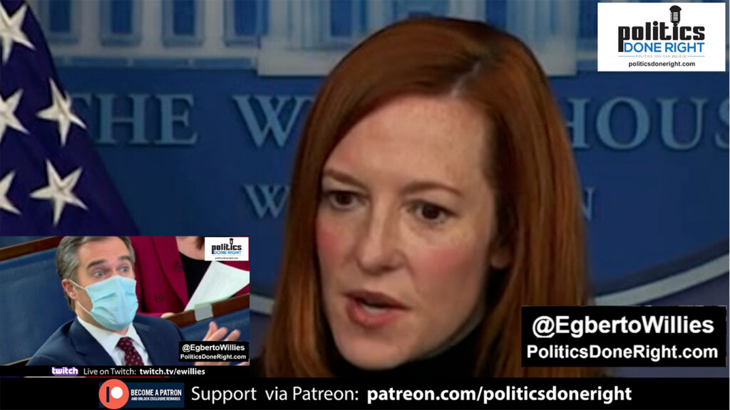 W.H. Press Secretary Jen Psaki turns the table on reporter's question on working with Republicans