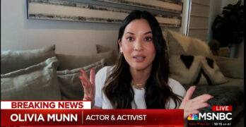 Asian Actor /Activist Olivia Munn explains the forced invisibility of people of color