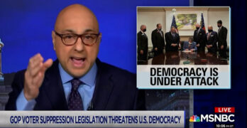 Ali Velshi uses his impressive immigrant story to excoriate Republicans for suppressing democracy.
