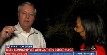 Lindsey Graham displays his inhumanity and evil with his statement at the Texas/Mexico border