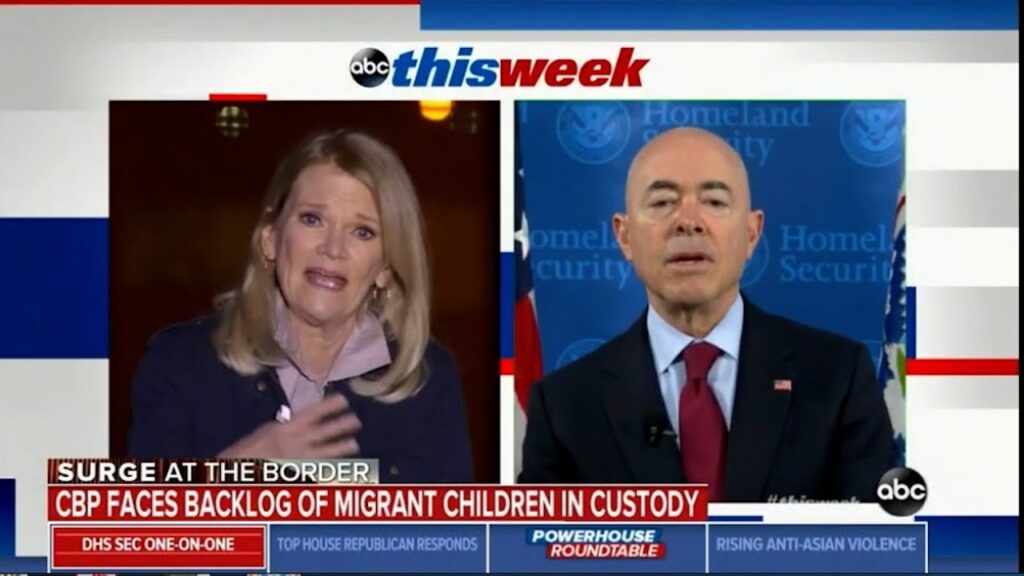 Martha Raddatz attack Homeland Security Sec. while appeasing Trump's immoral immigration policies