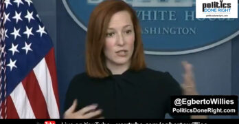 OUR TONE IS NOT CHANGING! WH Press Secretary Jen Psaki cuts the legs from a disingenuous reporter
