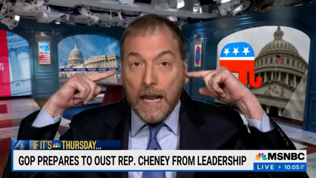 Chuck Todd meticulously destroys the Republican Party. They'll implode themselves or the country.