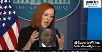 Jen Psaki rebuked reporter: Less worried about press conferences & political games being played.
