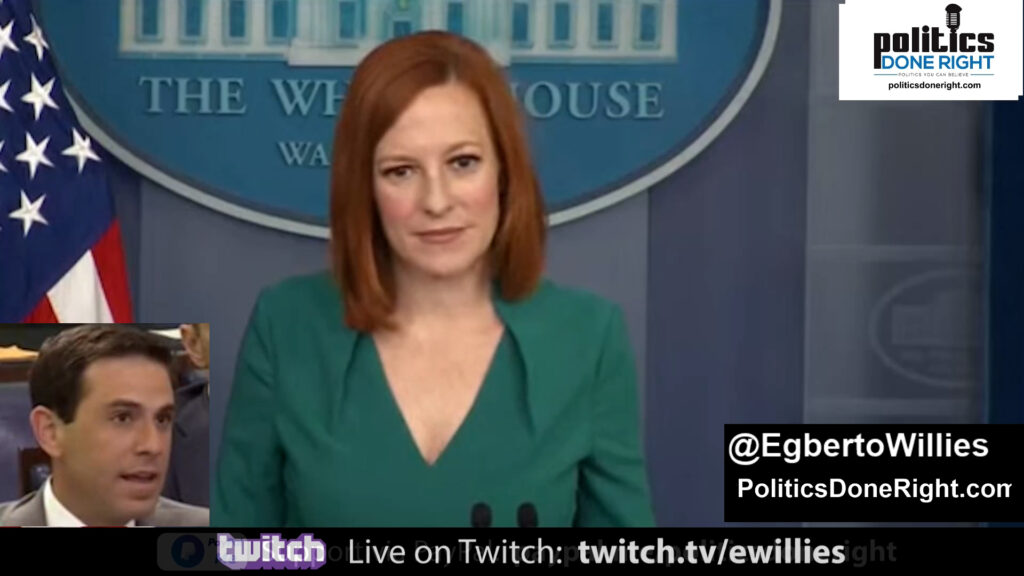 The reporter asked Jen Psaki a question he should've asked Republicans and she schooled him for it.