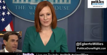 The reporter asked Jen Psaki a question he should've asked Republicans and she schooled him for it.