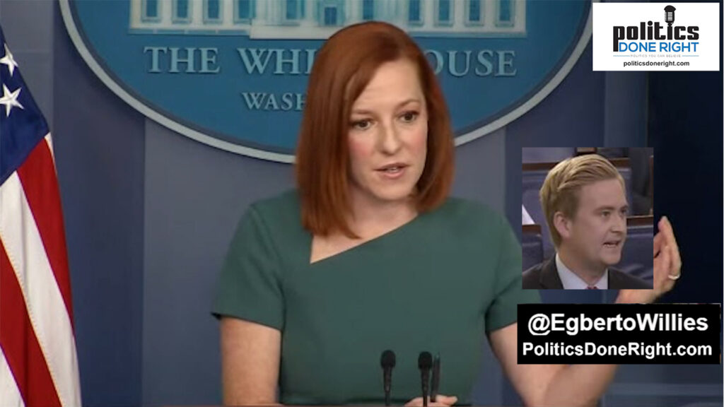 WH Press Secretary Jen Psaki throws shade on Trump as she answers Fox News Reporter's silly question