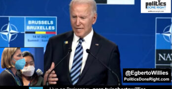 Biden slams Trump's 'Phony Populism' and a derelict GOP at NATO Summit & states he must deliver.