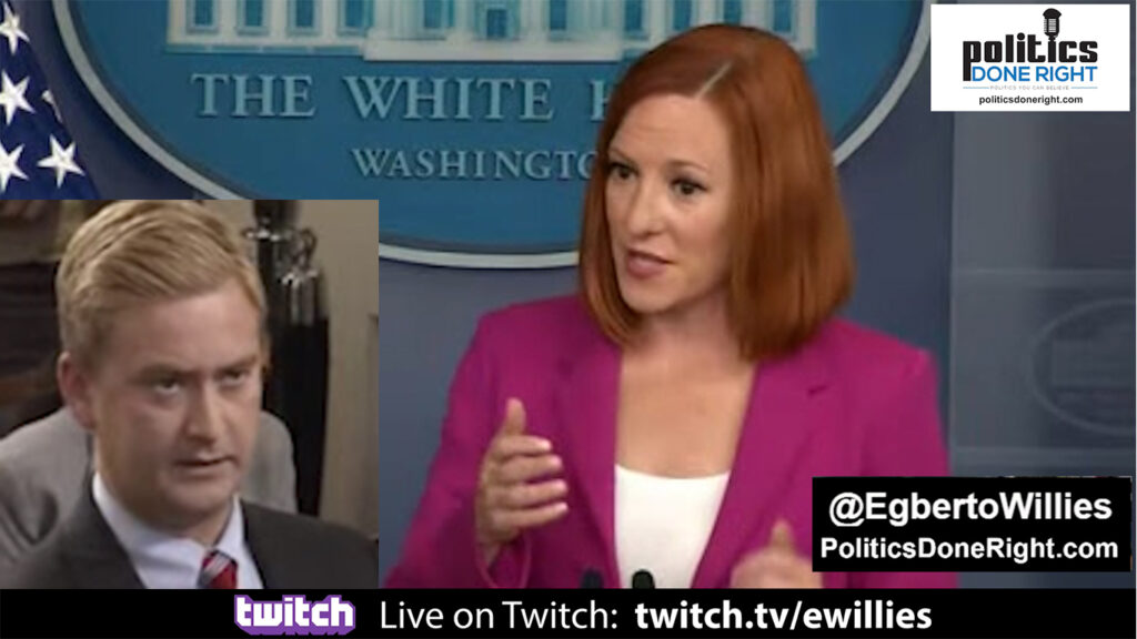 Jen Psaki hits back Fox News' Doocy's cooked crime numbers with real numbers & it's guns