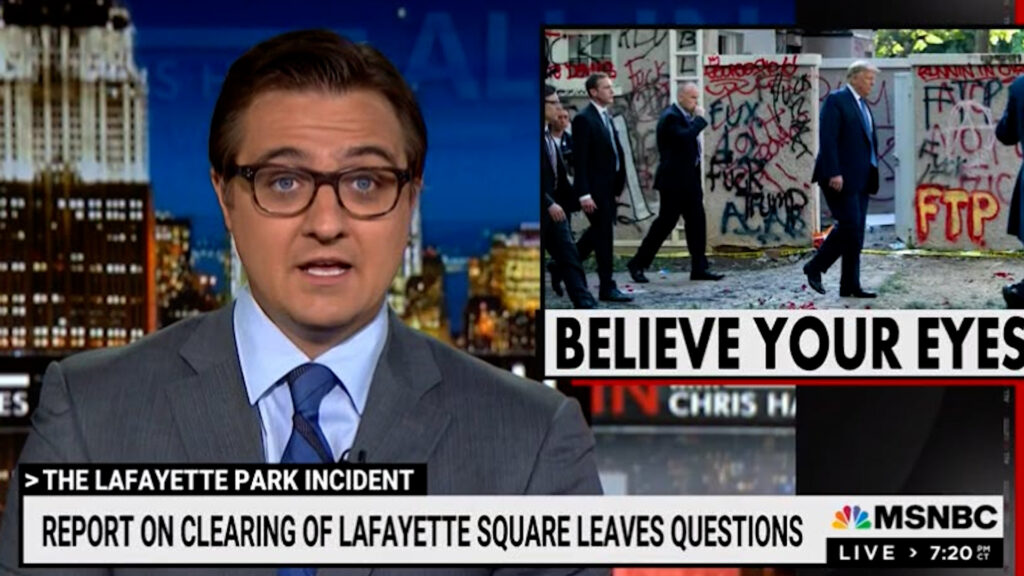 Trump's exoneration in report about violent clearing of Lafayette Park points to needed DOJ purge