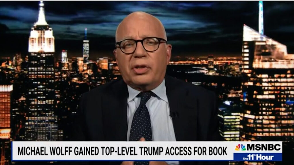 "The President of the United States is deranged," says Michael Wolff, author w/full access to Trump