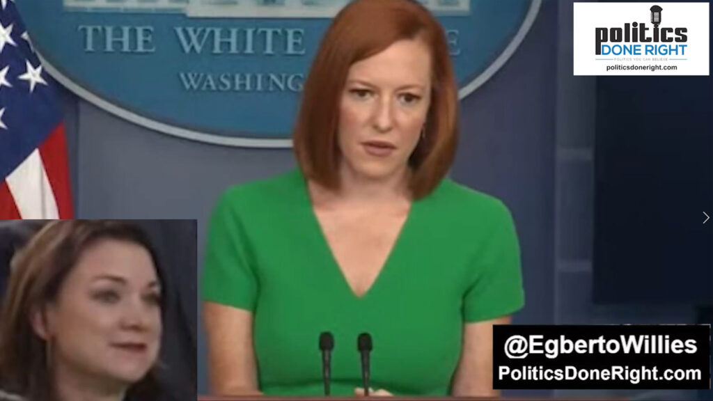 WH Reporter's SILLY question gets a great answer from Jen Psaki: "The data speaks for itself"