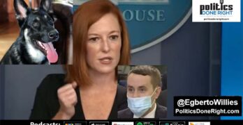 A 'serious reporter' challenged Jen Psaki about the first dog biting someone. She ridiculed him civilly.