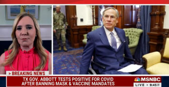 COVID infected Greg Abbott plays Republicans for fools as he infects them. The psychopathy is DEEP!