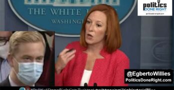 Jen Psaki slams Fox News Peter Doocy as irresponsible twice to his face at the press briefing.