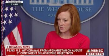Psaki slaps down Fox News' Doocy question about giving up domestic policy for Afghanistan