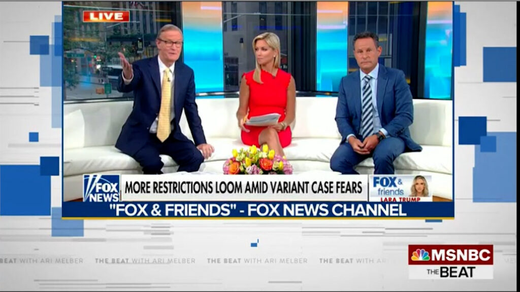 Two Fox News hosts swipe at each other on-air about the COVID vaccine. Doocy was the smart one?