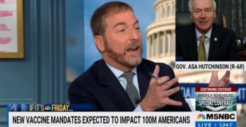Chuck Todd to anti-mandate governor- What about the freedom of those who got vaccinated