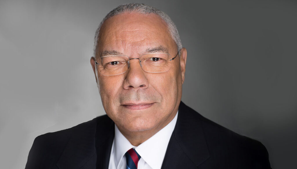 Former Secretary of State, General Colin Powell died this morning