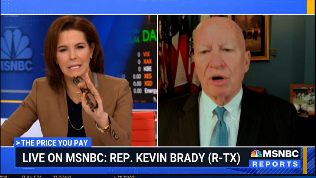 Stephanie Ruhle calls out this lying Republican on child credit. Democrats must jump on this bigly!
