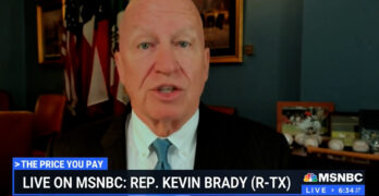 This lie from Rep. Kevin Brady to this MSNBC host on taxes makes Trump's lies seem minuscule.